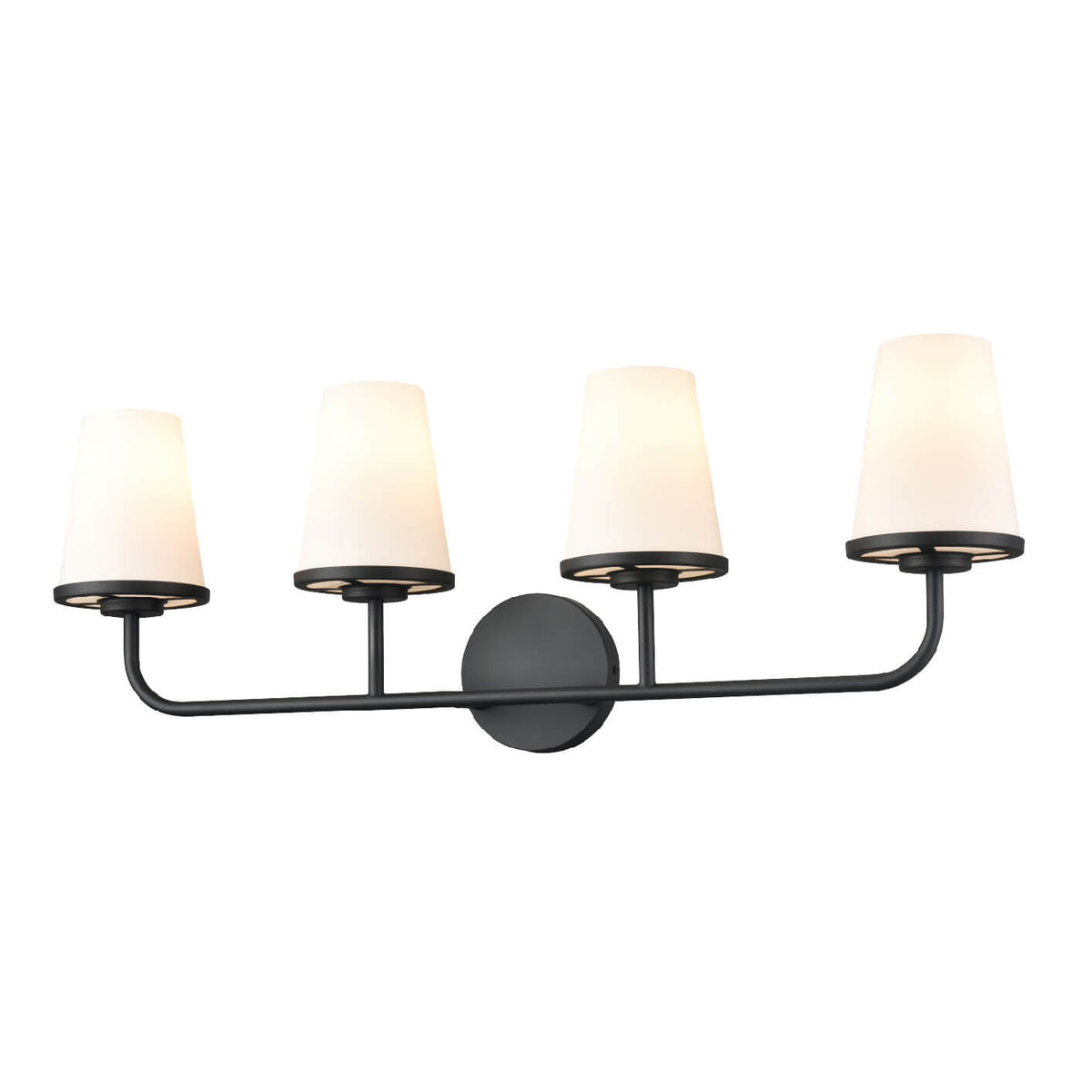 DVI LIGHTING KANATA 4 LT VANITY EBONY DVP48044EB-OP