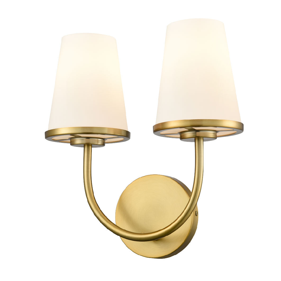 DVI LIGHTING KANATA 2 LT SCONCE BRASS DVP48099BR-OP