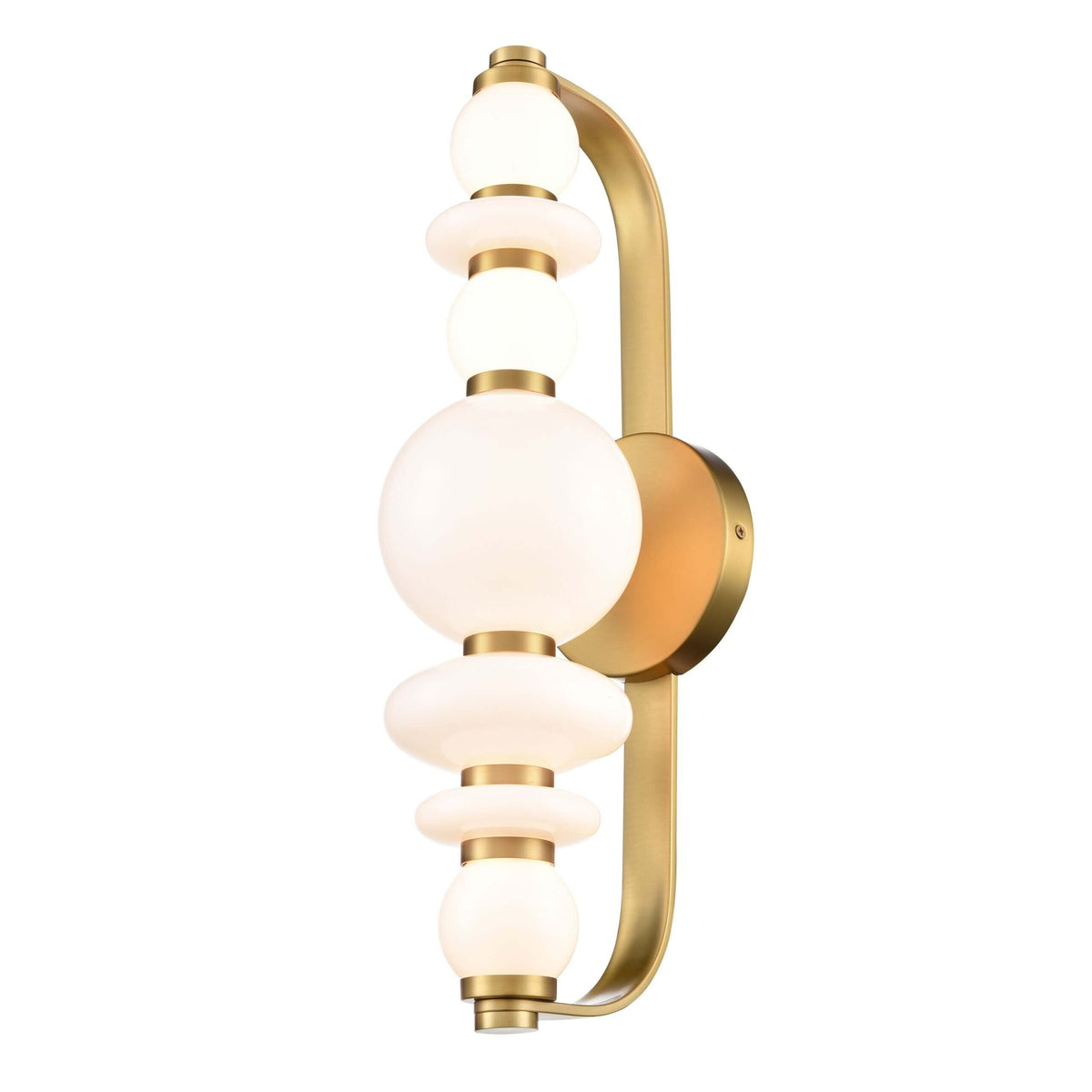 DVI LIGHTING CORSAIR SCONCE LED BRASS DVP48101BR-TO