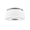 DVI LIGHTING ROBSON HALL 12.75" FLUSH MOUNT SATIN NICKEL DVP48542SN-TO