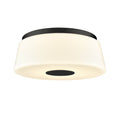 DVI LIGHTING ROBSON HALL 15.5" FLUSH MOUNT EBONY DVP48552EB-TO