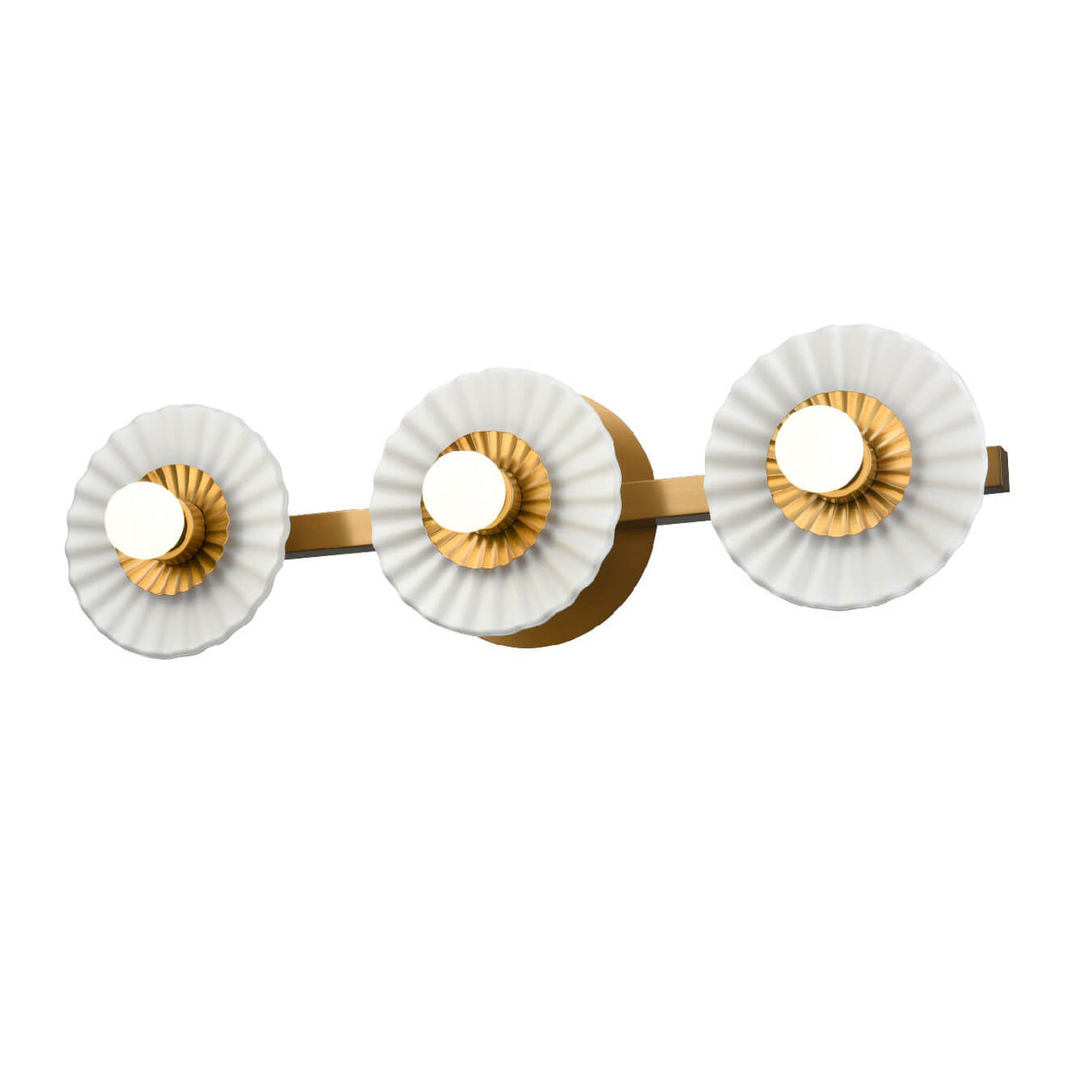 DVI LIGHTING WAVERLY VANITY HEIGHTS BRASS DVP48843BR-OP