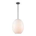 DVI LIGHTING VALOUR ROAD 13" PENDANT EBONY DVP49020EB-OP