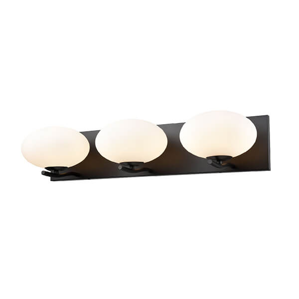 DVI LIGHTING VALOUR ROAD 3 LT VANITY EBONY DVP49043EB-OP