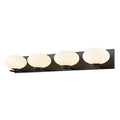 DVI LIGHTING VALOUR ROAD 4 LT VANITY EBONY DVP49044EB-OP