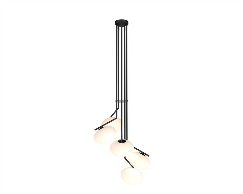 DVI LIGHTING VALOUR ROAD 19.75 LT PENDANT EBONY DVP49057EB-OP