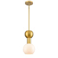 DVI LIGHTING LILLOOET 1 LT MINI PENDANT BRASS DVP49421BR-TO