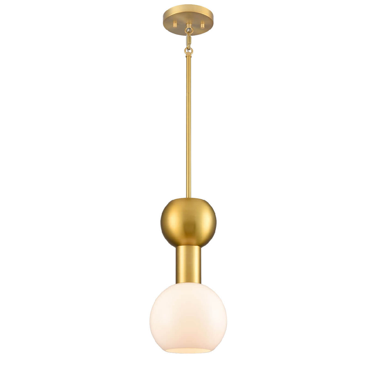 DVI LIGHTING LILLOOET 1 LT MINI PENDANT BRASS DVP49421BR-TO