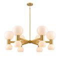 DVI LIGHTING LILLOOET 12 LT CHANDELIER BRASS DVP49426BR-TO
