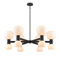 DVI LIGHTING LILLOOET 12 LT CHANDELIER EBONY DVP49426EB-TO