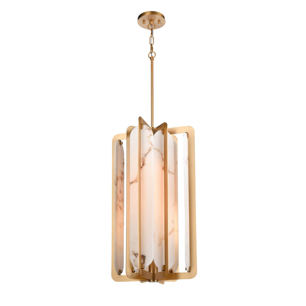 DVI LIGHTING JASPER 15" FOYER BRASS DVP49748BR-BFA