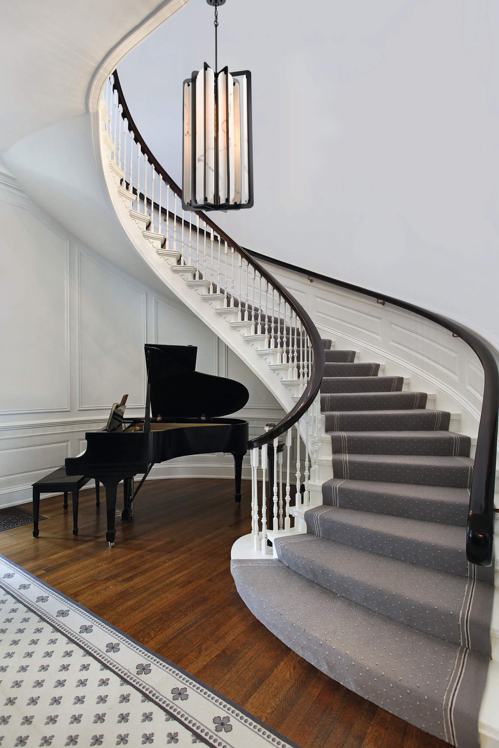 DVI LIGHTING JASPER 18" FOYER EBONY DVP49749EB-GFA