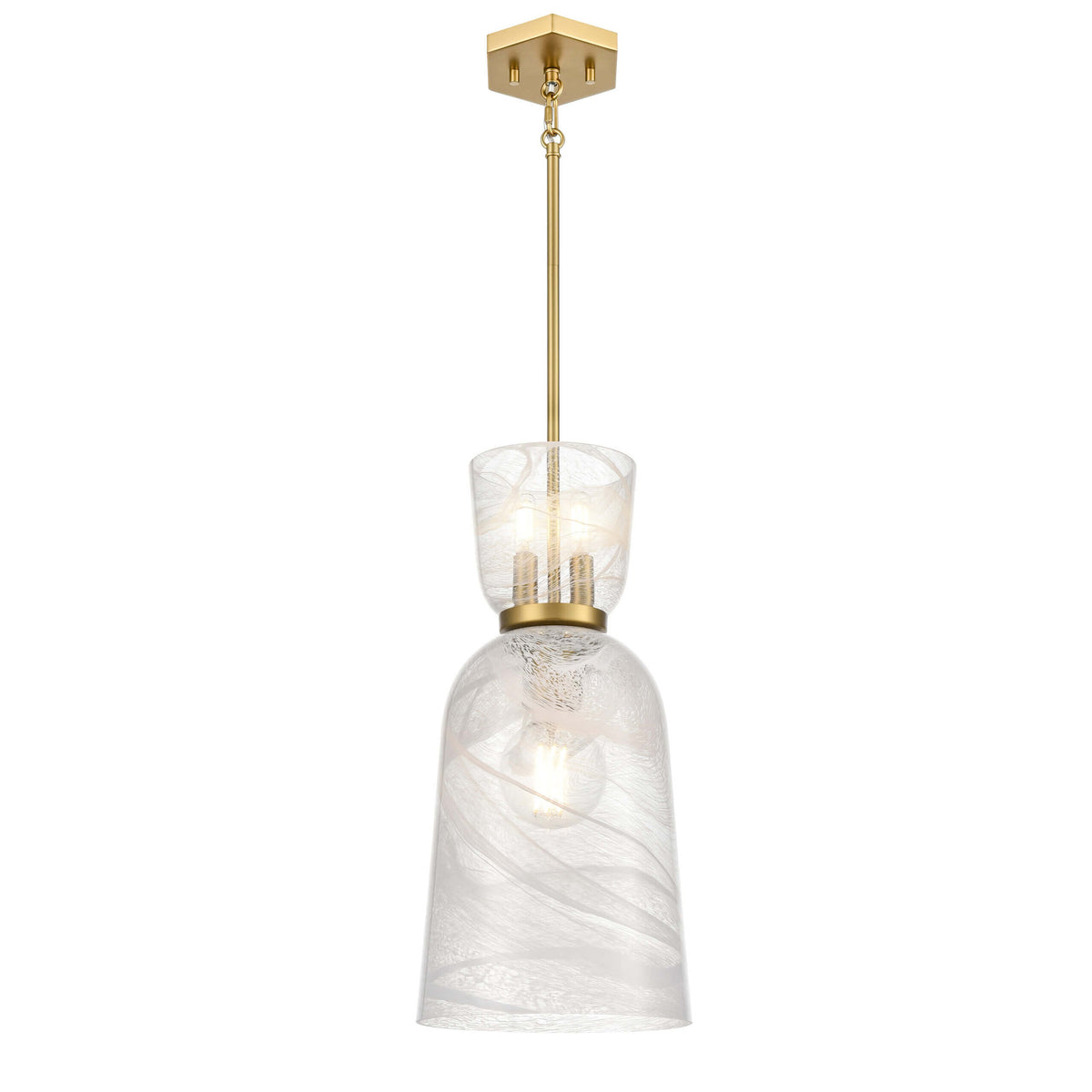 DVI LIGHTING CHALICE MINI-PENDANT BRASS DVP49810BR-MS