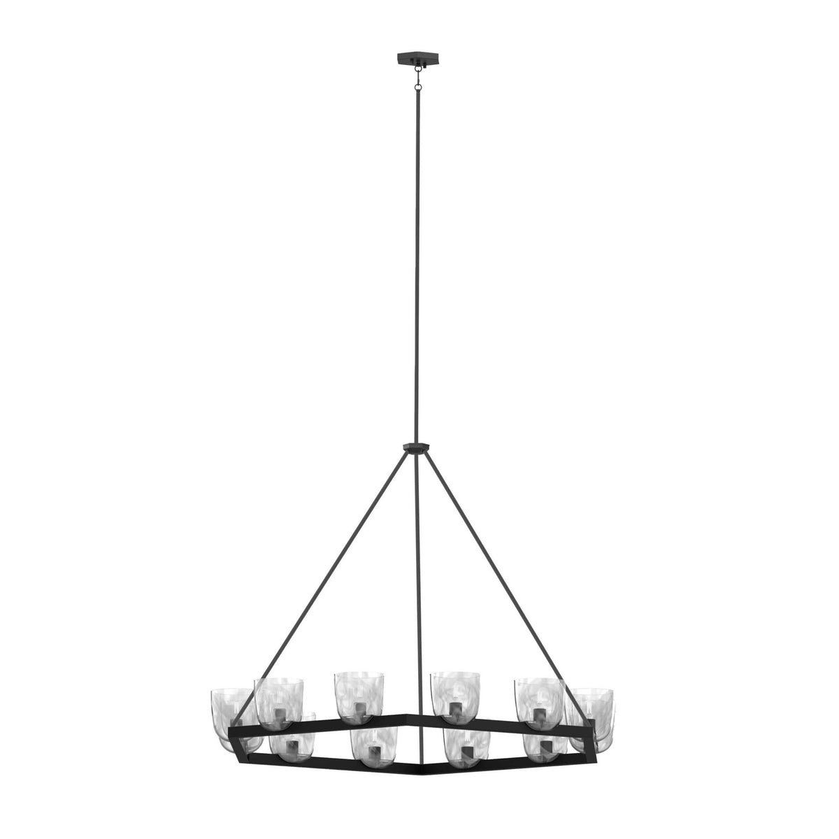 DVI LIGHTING CHALICE 12 LT CHANDELIER EBONY DVP49826EB-MS