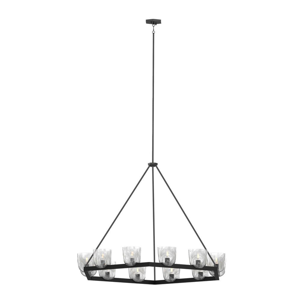 DVI LIGHTING CHALICE 12 LT CHANDELIER EBONY DVP49826EB-MS