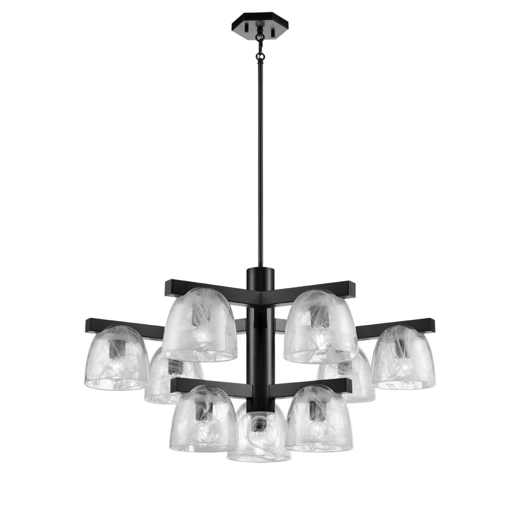DVI LIGHTING CHALICE 9 LT PENDANT EBONY DVP49829EB-MS