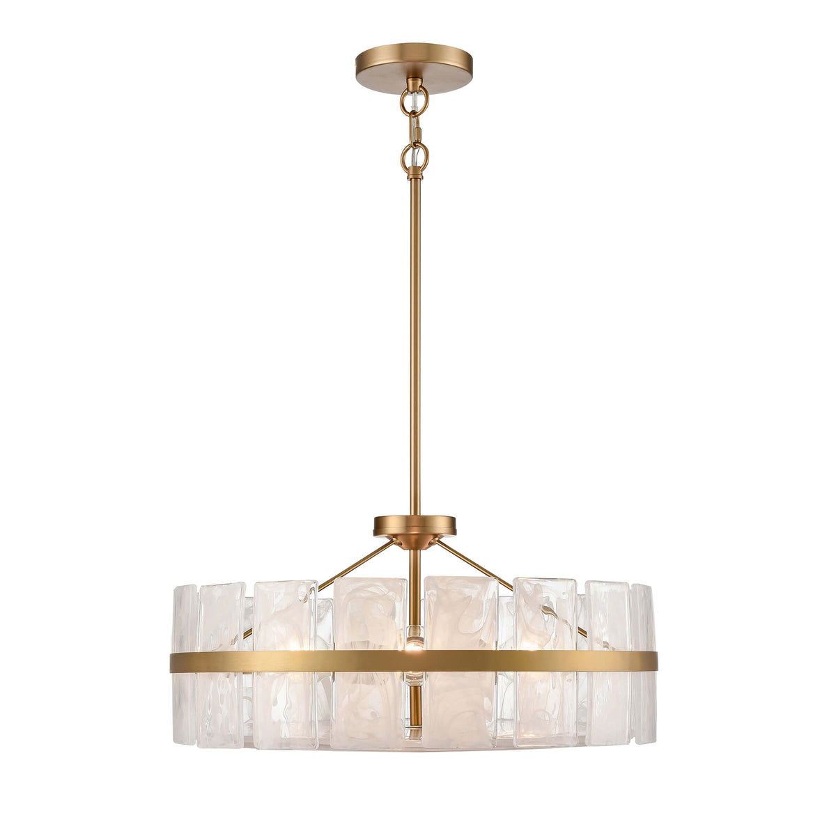DVI LIGHTING LUNA PENDANT BRASS DVP5206BR-MS