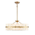DVI LIGHTING LUNA PENDANT BRASS DVP5208BR-BFA