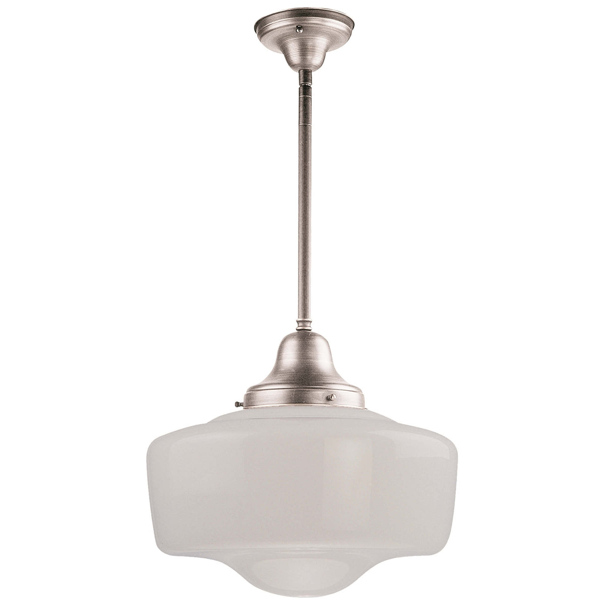 DVI LIGHTING SCHOOLHOUSE PENDANT SATIN NICKEL DVP7521SN