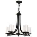 DVI LIGHTING ESSEX 5 LT CHANDELIER GRAPHITE DVP9025GR-OP