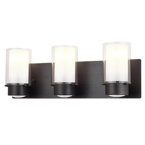 DVI LIGHTING ESSEX 3 LT VANITY GRAPHITE DVP9043GR-OP