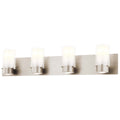 DVI LIGHTING ESSEX 4 LT VANITY BUFFED NICKEL DVP9044BN-OP