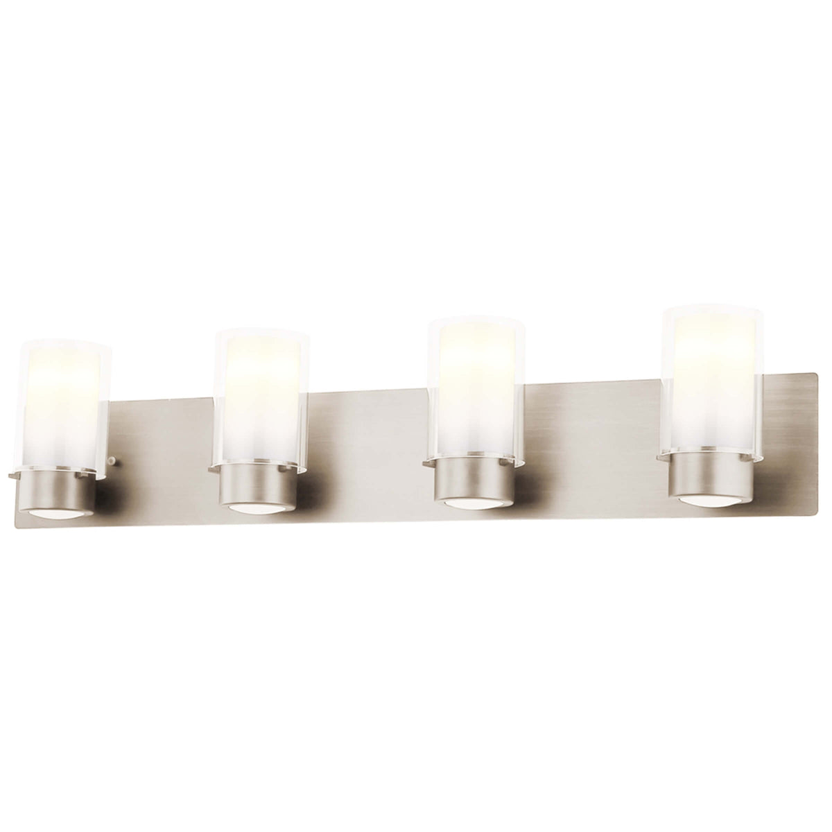 DVI LIGHTING ESSEX 4 LT VANITY BUFFED NICKEL DVP9044BN-OP