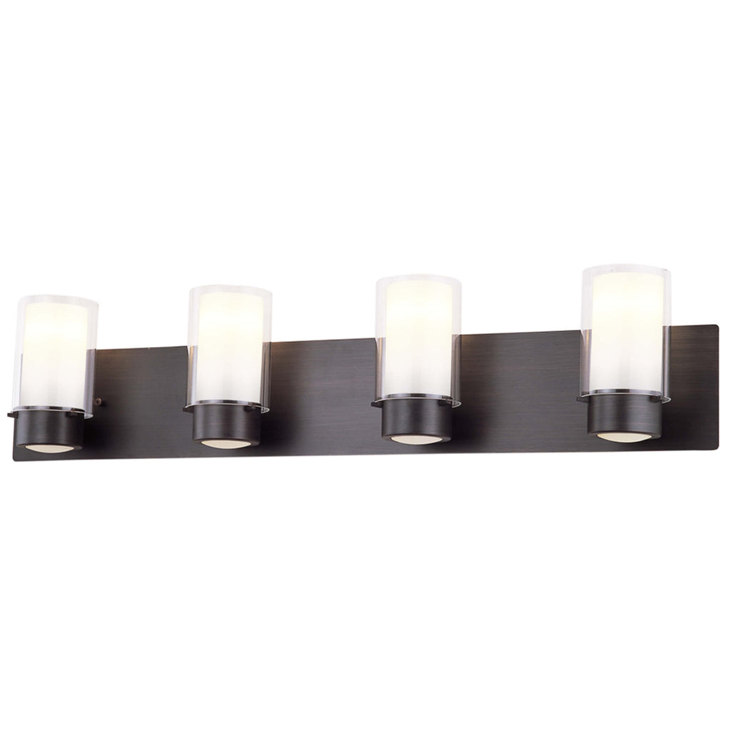 DVI LIGHTING ESSEX 4 LT VANITY GRAPHITE DVP9044GR-OP