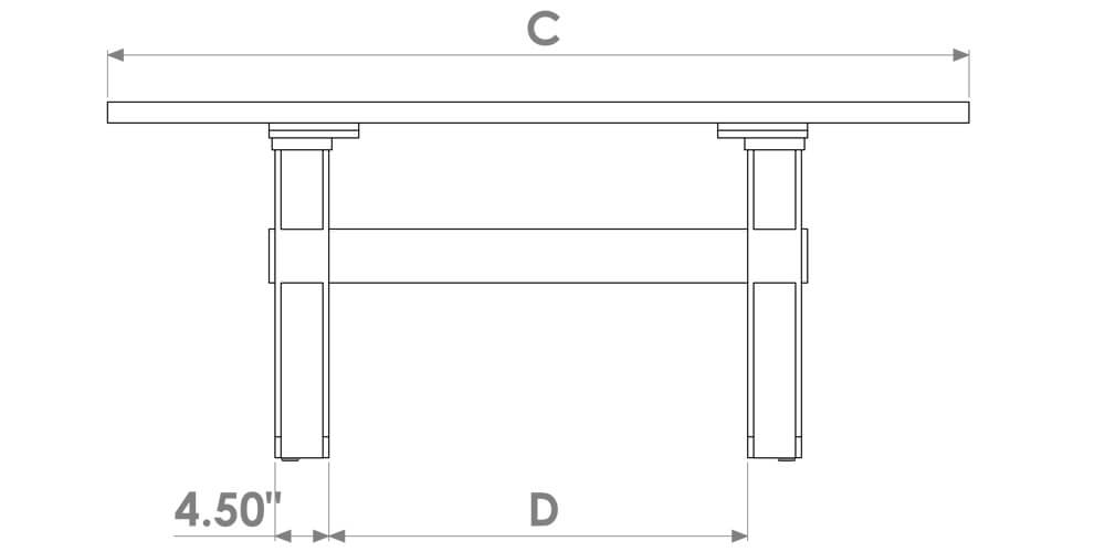 CARDINAL WOODCRAFT DALVIK DOUBLE PEDESTAL TABLE