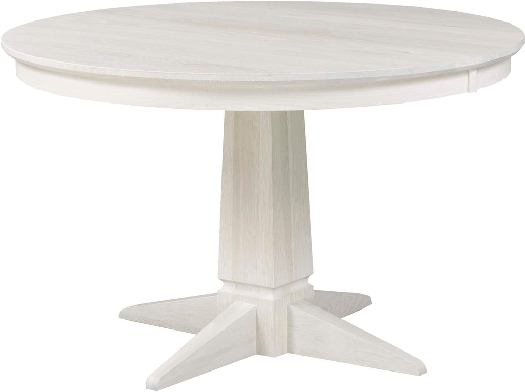CARDINAL WOODCRAFT DANISH SINGLE PEDESTAL TABLE