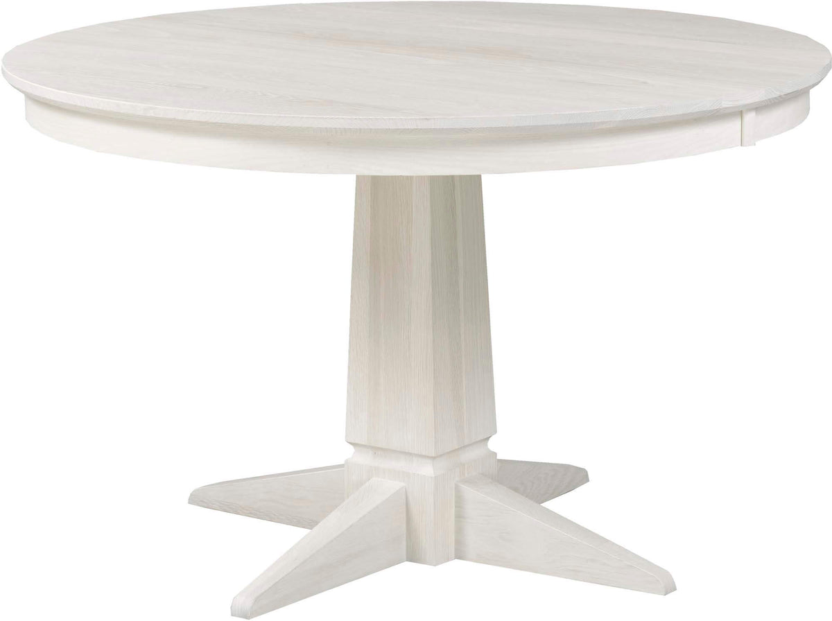 CARDINAL WOODCRAFT DANISH SINGLE PEDESTAL TABLE