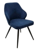 FURNISHINGS' MATE DAPHNE SWIVEL CHAIR SET OF TWO DC 451-COB-MB