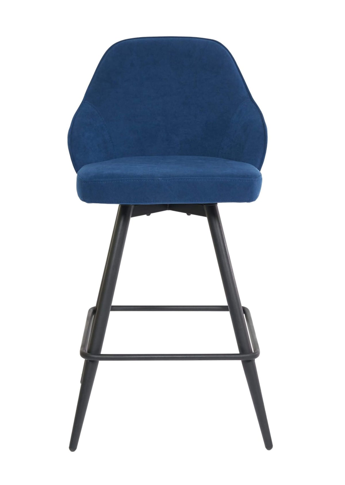 FURNISHINGS' MATE DAPHNE SWIVEL COUNTER STOOL COBALT SET OF TWO CS 6451-COB-MB