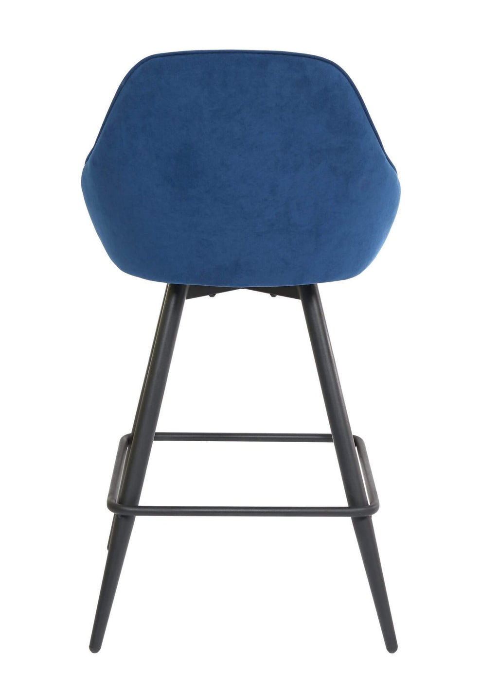 FURNISHINGS' MATE DAPHNE SWIVEL COUNTER STOOL COBALT SET OF TWO CS 6451-COB-MB