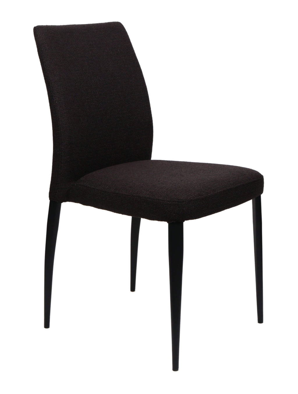 FURNISHINGS MATE DENNY CHAIR SET OF TWO COAL DC 5000-CL-MB