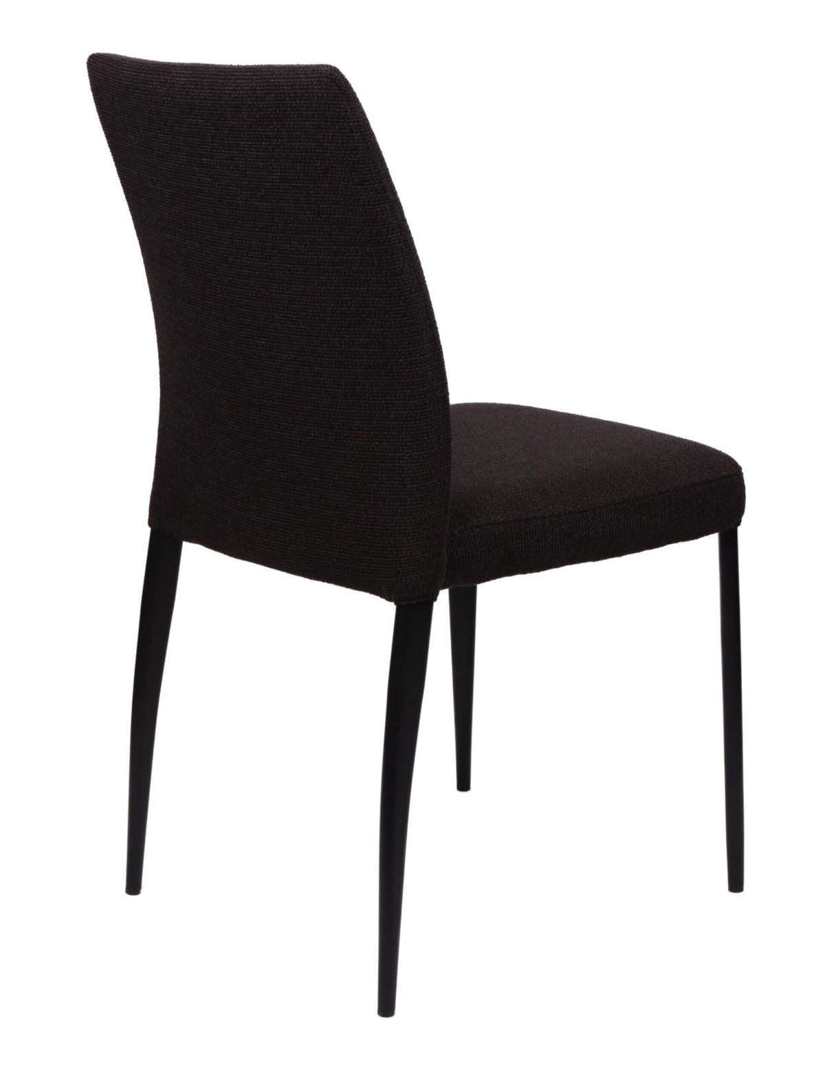 FURNISHINGS MATE DENNY CHAIR SET OF TWO COAL DC 5000-CL-MB