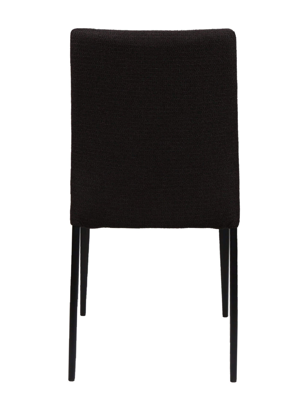 FURNISHINGS MATE DENNY CHAIR SET OF TWO COAL DC 5000-CL-MB