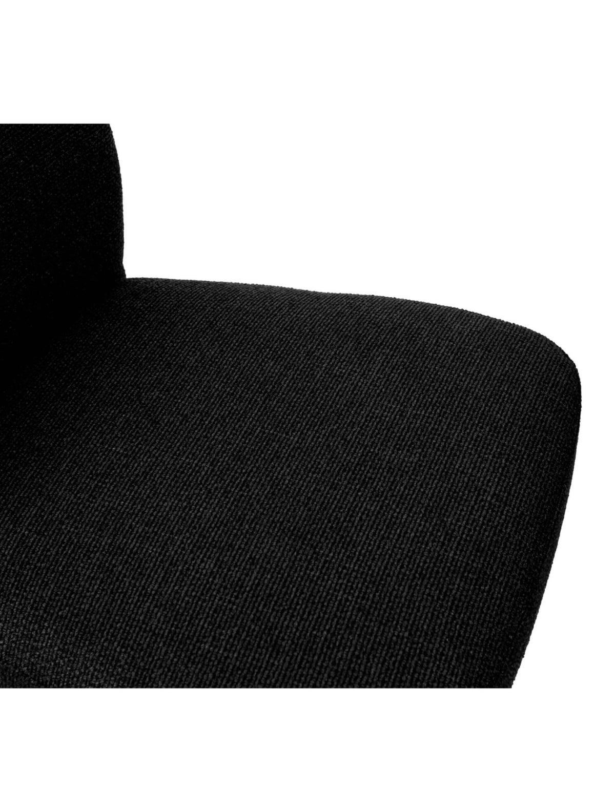 FURNISHINGS MATE DENNY CHAIR SET OF TWO COAL DC 5000-CL-MB