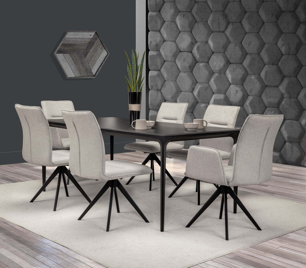 FURNISHINGS MATE RYAN TABLE SMALL BLACK DT 1088S-STN3 B