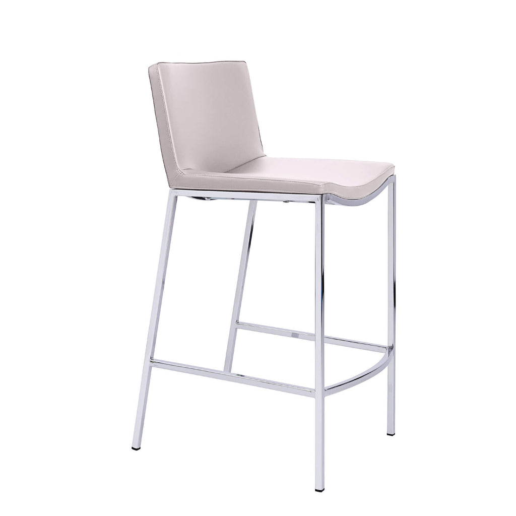 FURNISHINGS MATE DOMINIC COUNTER STOOL SET OF TWO CS 401-OM-CHR