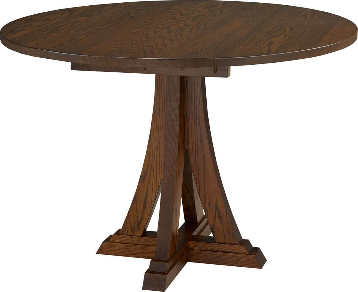 CARDINAL WOODCRAFT EIFFEL SINGLE PEDESTAL TABLE