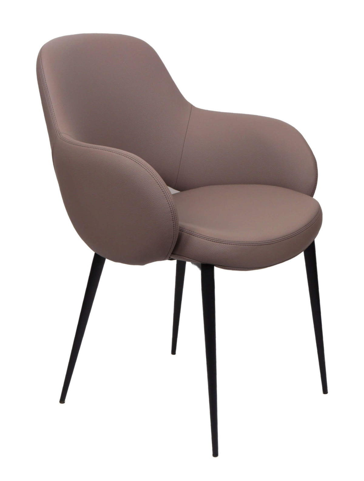 FURNISHINGS MATE EMMA CHAIR SET OF TWO MOONSTONE DC-503-MO-MB