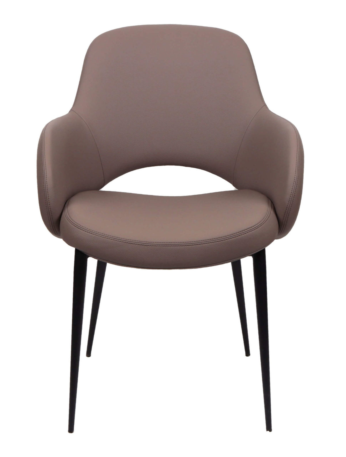 FURNISHINGS MATE EMMA CHAIR SET OF TWO MOONSTONE DC-503-MO-MB