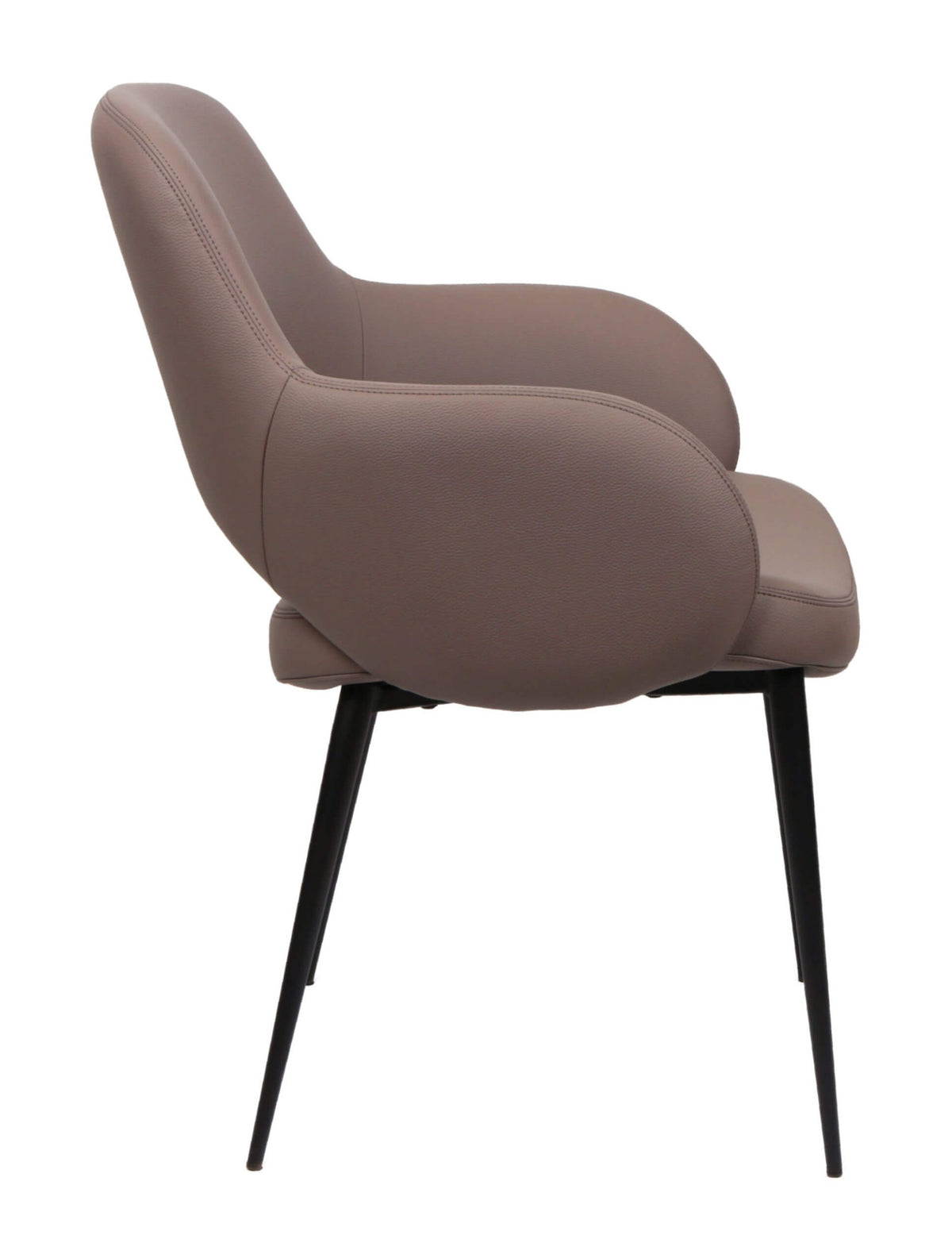 FURNISHINGS MATE EMMA CHAIR SET OF TWO MOONSTONE DC-503-MO-MB