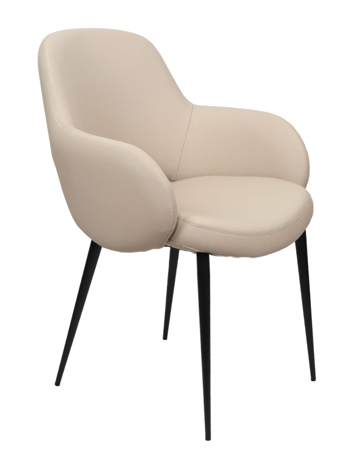 FURNISHINGS MATE EMMA CHAIR SET OF TWO NATURAL DC-503-NA-MB