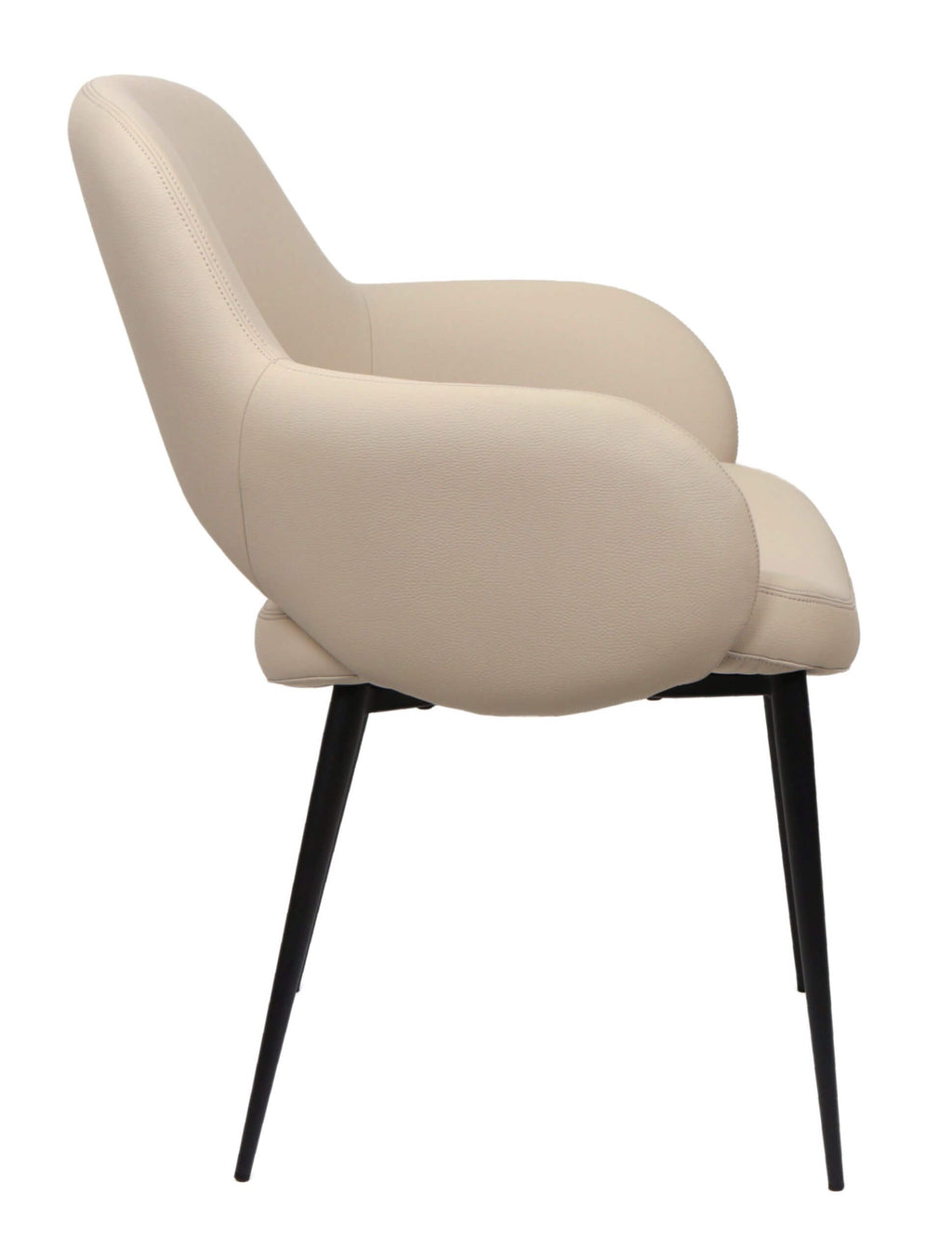 FURNISHINGS MATE EMMA CHAIR SET OF TWO NATURAL DC-503-NA-MB