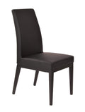 FURNISHINGS' MATE ERIKA CHAIR BLACK SET OF TWO DC 357-BL-MB