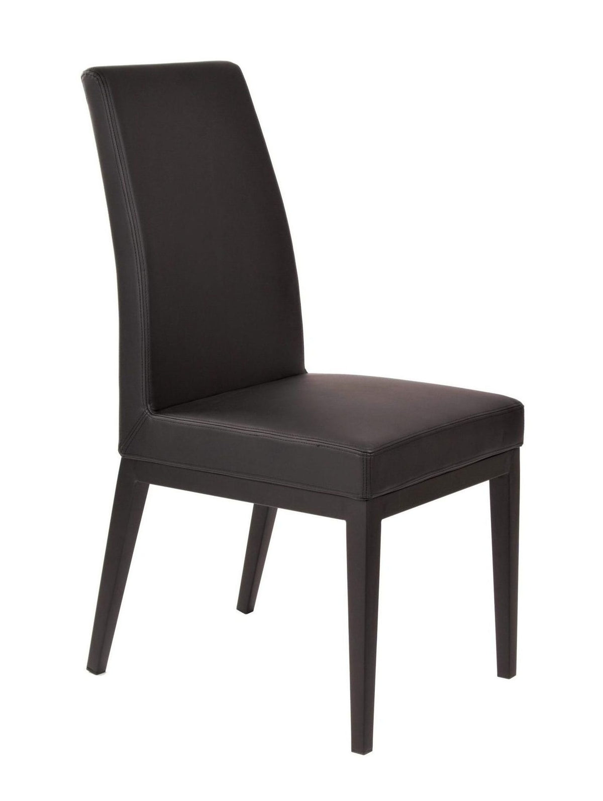 FURNISHINGS' MATE ERIKA CHAIR BLACK SET OF TWO DC 357-BL-MB
