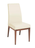 FURNISHINGS' MATE ERIKA CHAIR CREAM SET OF TWO DC 357-CRM-BW