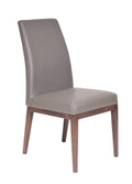 FURNISHINGS' MATE ERIKA CHAIR GREY SET OF TWO DC 357-GR-BW